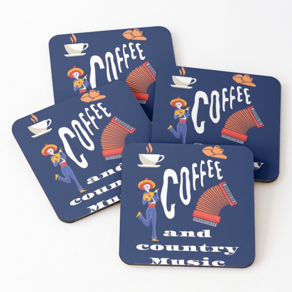 Item preview, fuelled by coffee and country music             designed and sold by Theodore-Au.