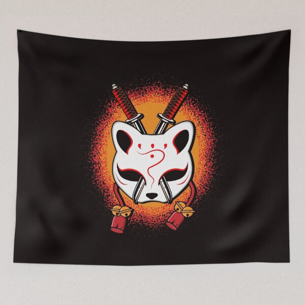 Item preview, Katana Japanese Art Cat Samurai Ninja Shinobi Kendo Fighter designed and sold by TomGiantDesigns.