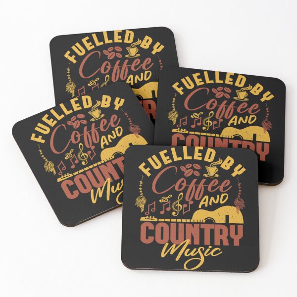 Item preview, fuelled by coffee and country music       designed and sold by Theodore-Au.