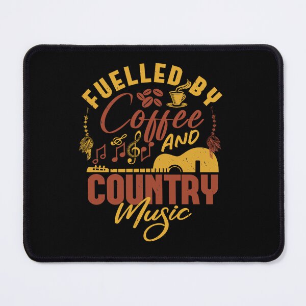 Item preview, fuelled by coffee and country music designed and sold by Theodore-Au.