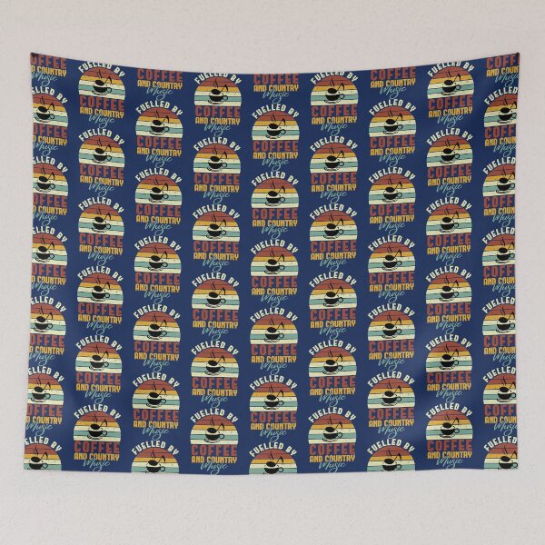 Item preview, fuelled by coffee and country music          designed and sold by Theodore-Au.