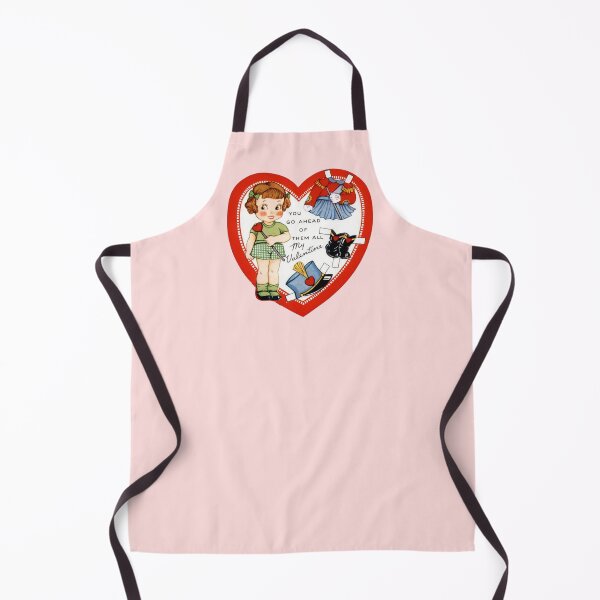 Item preview, Vintage Heart and Paper Doll Girl Valentine  designed and sold by Pinkmagenta.