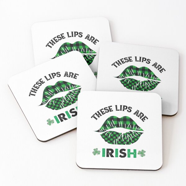 Item preview, These Lips Are Irish, A Wee Bit Irish designed and sold by SportyDogShop.