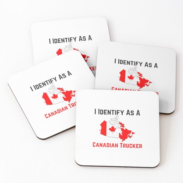 Item preview, I Identify As A Canadian Trucker designed and sold by Ynssama.