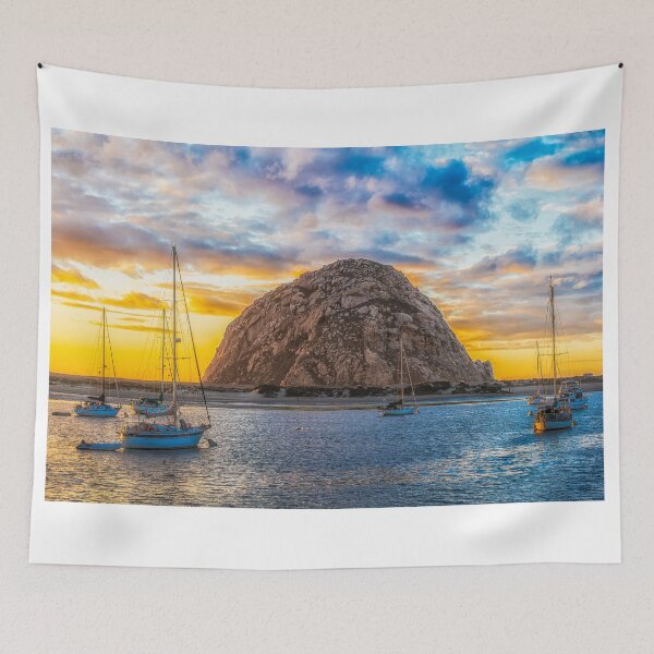 Item preview, Morro Rock and Sailboats designed and sold by Fernando Margolles.