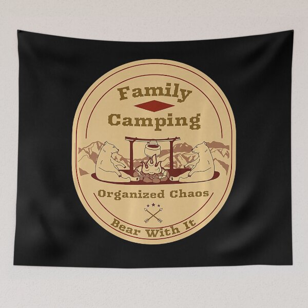 Item preview, Family Camping Organized Chaos Premium T-Shirt designed and sold by dragunztlo.
