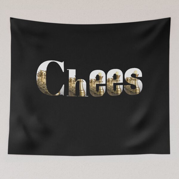 Item preview, Chess Graphic Text Design Gold  designed and sold by ChessPoker.