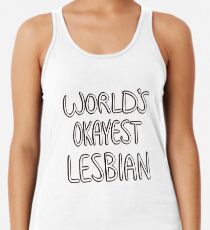 World's Okayest Lesbian Women's Tank Top