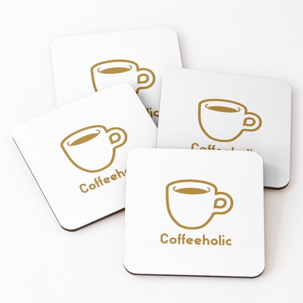 Item preview, #COFFEEHOLIC designed and sold by Idearea Design.