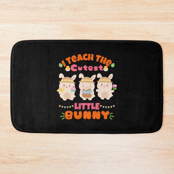 Item preview, I teach the cutest little bunny, Easter celebration for teachers. Happy Easter with cute and chubby bunny. designed and sold by WhaleSharkShop.