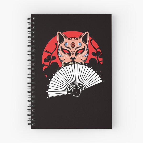Item preview, Japanese Hand Fan Cat Geisha Samurai Ninja Shinobi Warrior designed and sold by TomGiantDesigns.
