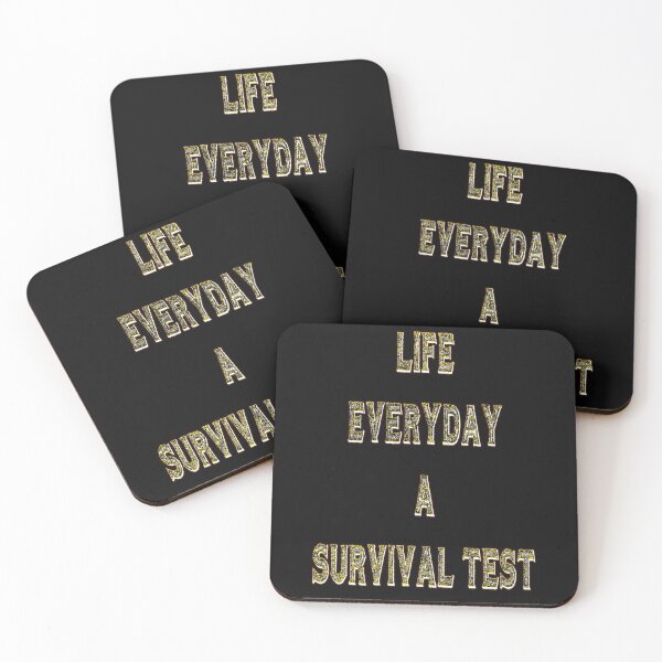 Item preview, Life is a survival test designed and sold by EnuffGuff.