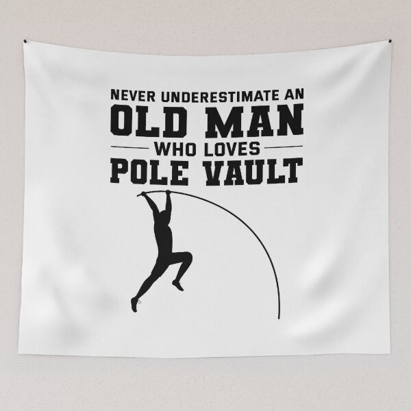 Item preview, Pole Vault Vaulter Old Man Dad Grandpa Fathers day designed and sold by TastefulTees.