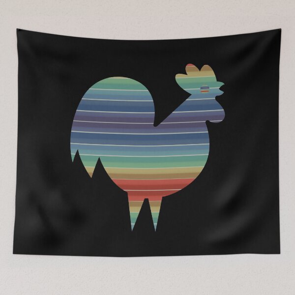 Item preview, Retro 80s Tropical Sun Vaporwave Summer Chicken designed and sold by IZiets.