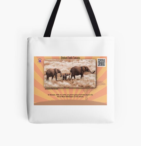 Image with Qcode All Over Print Tote Bag