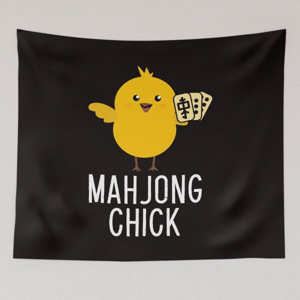 Item preview, Mahjong Chick Player Board Game Mah-Jongg China Solitaire designed and sold by TomGiantDesigns.