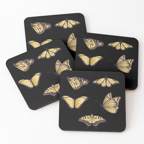 Item preview, Golden Winged Butterflies in Flight designed and sold by MiaDelelai.
