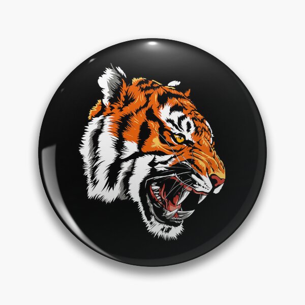 Item preview, Funny Growling Mouth Open Bengal Tiger T-Shirt designed and sold by dragunztlo.