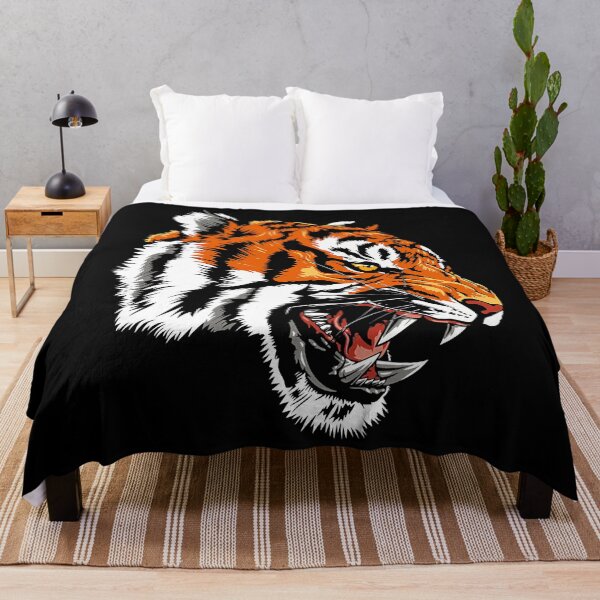 Item preview, Funny Growling Mouth Open Bengal Tiger T-Shirt designed and sold by dragunztlo.