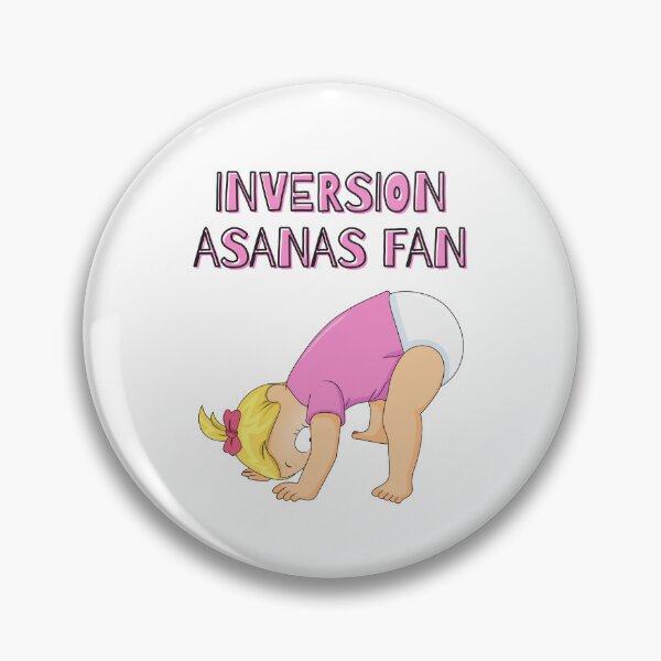 Item preview, Inversion Asanas Fan Baby Yoga Girl designed and sold by trendingatees.