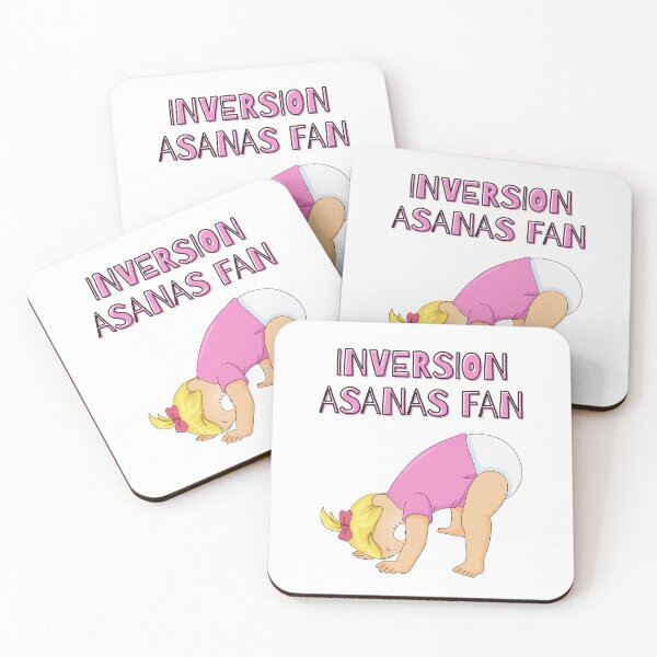 Item preview, Inversion Asanas Fan Baby Yoga Girl designed and sold by trendingatees.