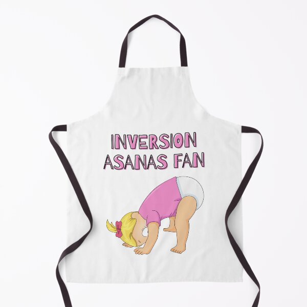 Item preview, Inversion Asanas Fan Baby Yoga Girl designed and sold by trendingatees.