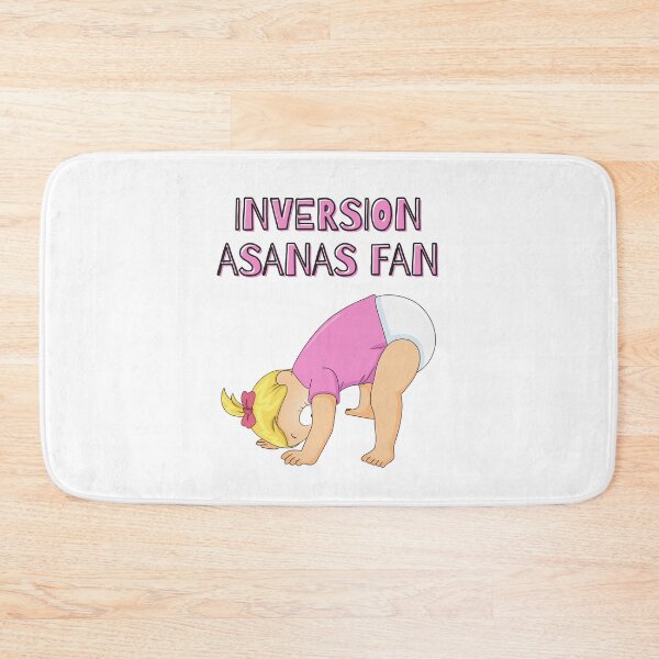 Item preview, Inversion Asanas Fan Baby Yoga Girl designed and sold by trendingatees.