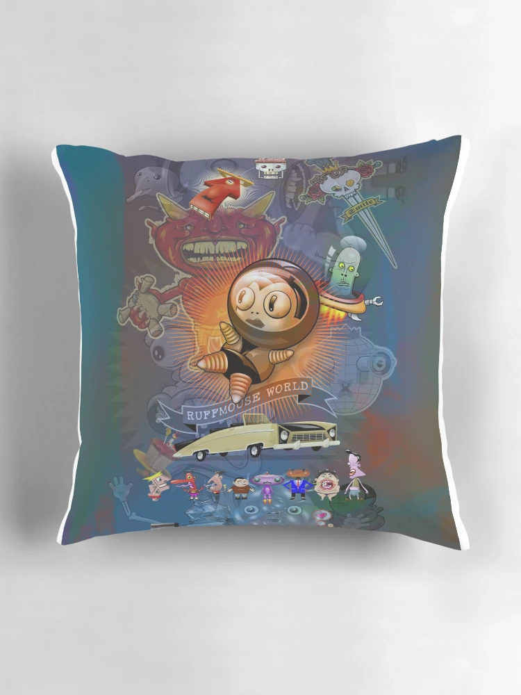 Thumbnail 3 of 4, Pillow, Ruffmouse World designed and sold by Ruffmouse.