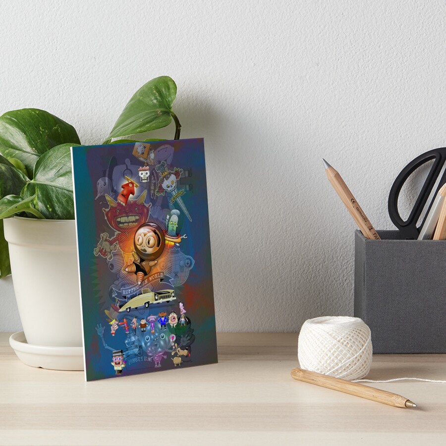 Item preview, Art Board Print designed and sold by Ruffmouse.