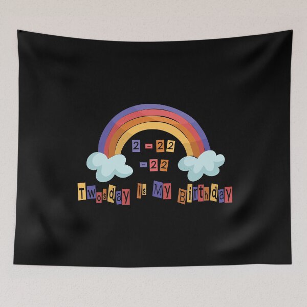Item preview, Twosday Is My Birthday Short Rainbow Happy Birthday Design 2-22-22  designed and sold by pedrored369.