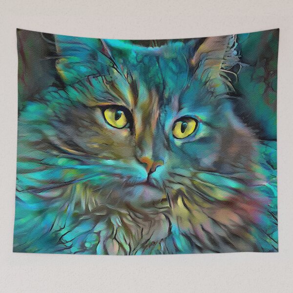 Item preview, Myna cat designed and sold by L. ROCHE.