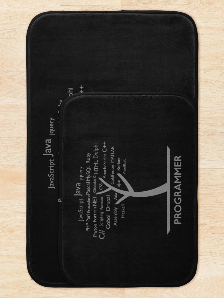 Thumbnail 5 of 6, Bath Mat, Programmer designed and sold by mentedejeff.