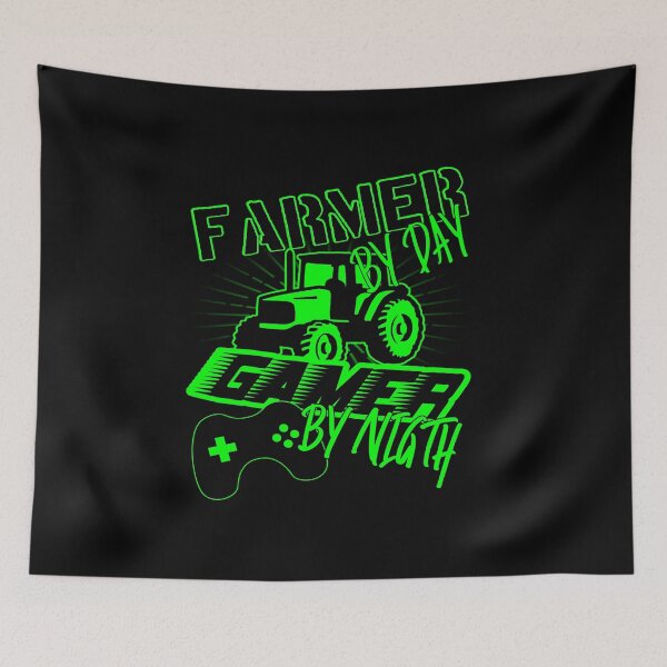 Item preview, Farmer By Day Gamer By Night designed and sold by printhappy4you.