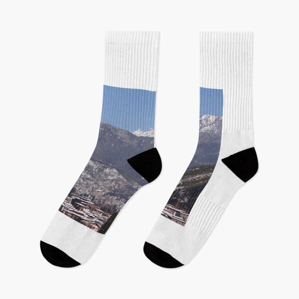 Item preview, Capital city(Thimphu) of Bhutan under Snow designed and sold by Yeshey88.