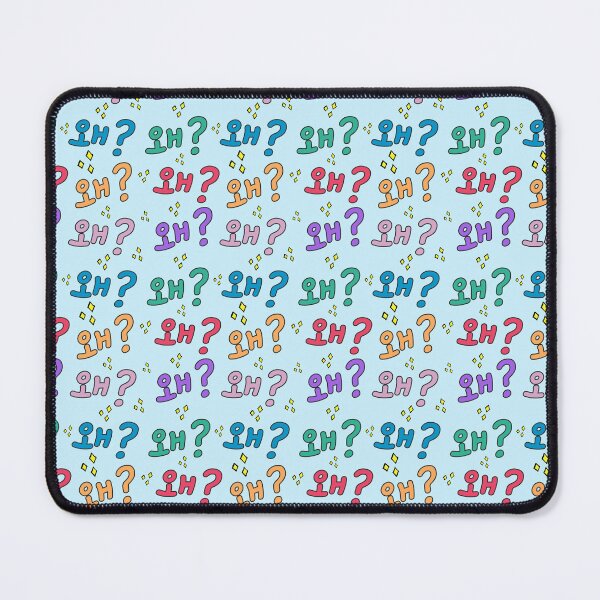 Item preview, Why in Korean (왜) (Informal) – Light Blue Pattern designed and sold by co-stars.