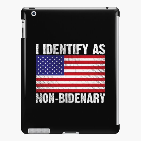 Vintage American Flag Patriots I Identify As Non-Bidenary Cap for Sale by  y4shiro