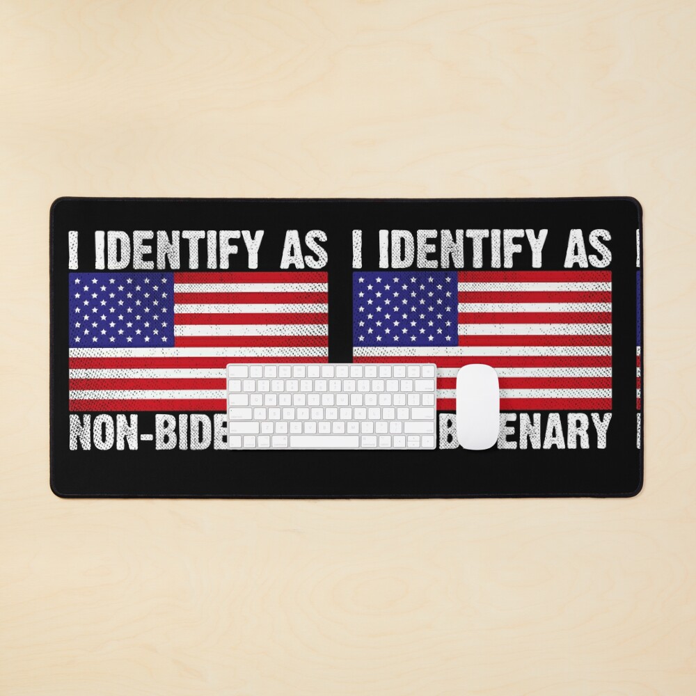 Vintage American Flag Patriots I Identify As Non-Bidenary Cap for Sale by  y4shiro