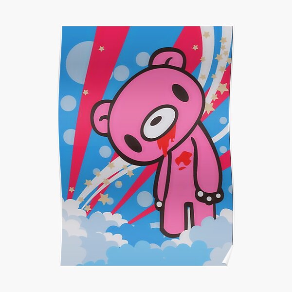 Gloomy Bear Wall Art Redbubble