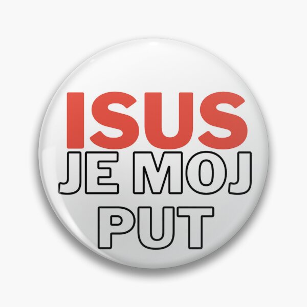 Item preview, Jesus is my way on croatian-Isus je moj put designed and sold by MarijaCRO.