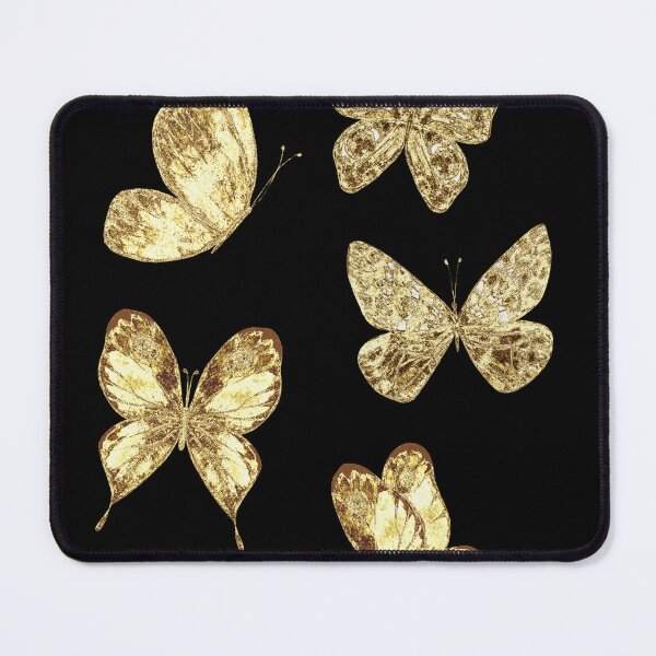 Item preview, Cute Golden Winged Butterflies in Flight | Gold Butterfly Stickers designed and sold by MiaDelelai.