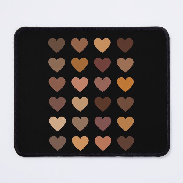 Item preview, Melanin hearts designed and sold by AllPrintsAndArt.