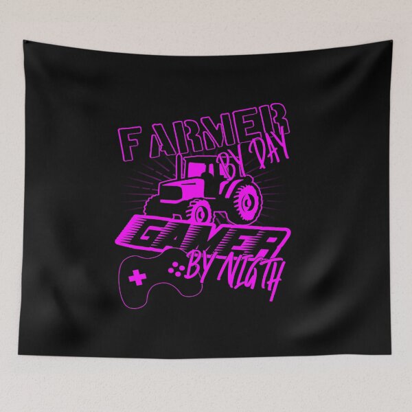 Item preview, Farmer By Day Gamer By Night designed and sold by printhappy4you.