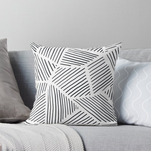 Item preview, Striped mosaic pattern (black & white) designed and sold by Aimio.