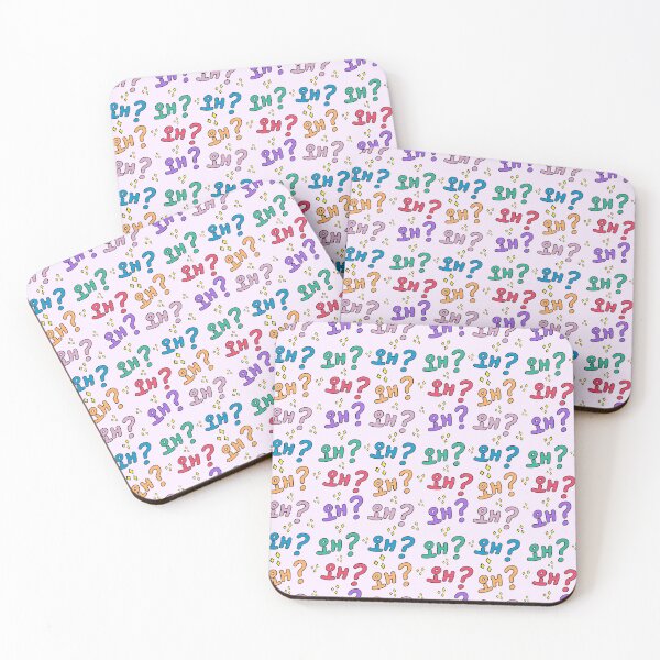 Item preview, Why in Korean (왜) (Informal) – Light Pink Pattern designed and sold by co-stars.