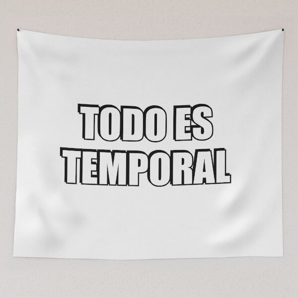 Item preview, Todo es temporal - everything is temporary in Spanish designed and sold by Inspirationmotivation.