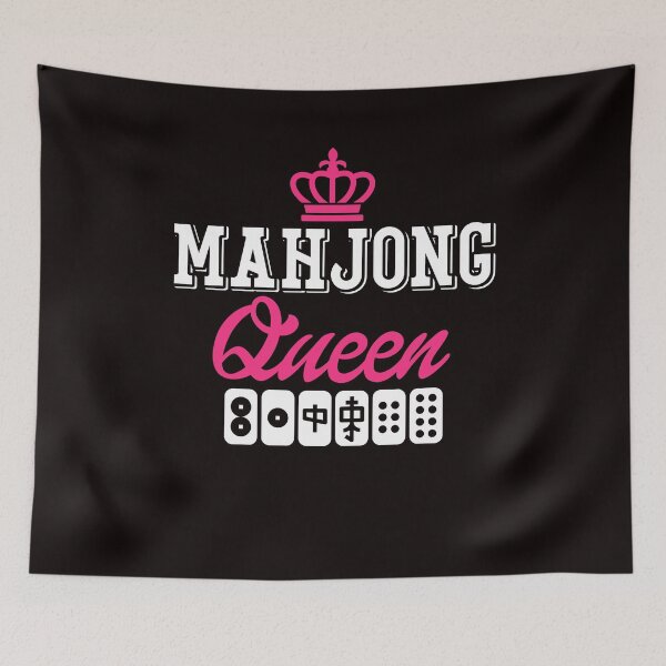 Item preview, Mahjong Queen Board Game Player Mah-Jongg Solitaire China designed and sold by TomGiantDesigns.