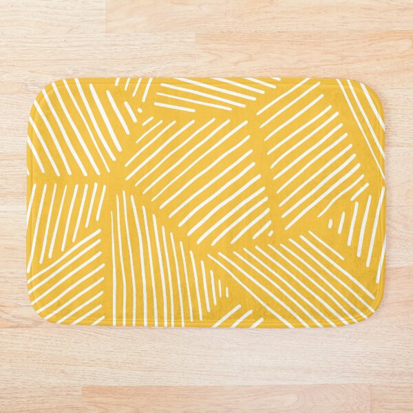 Aperçu de l'œuvre Motif mosaïque rayé (jaune) créée et vendue par Aimio.