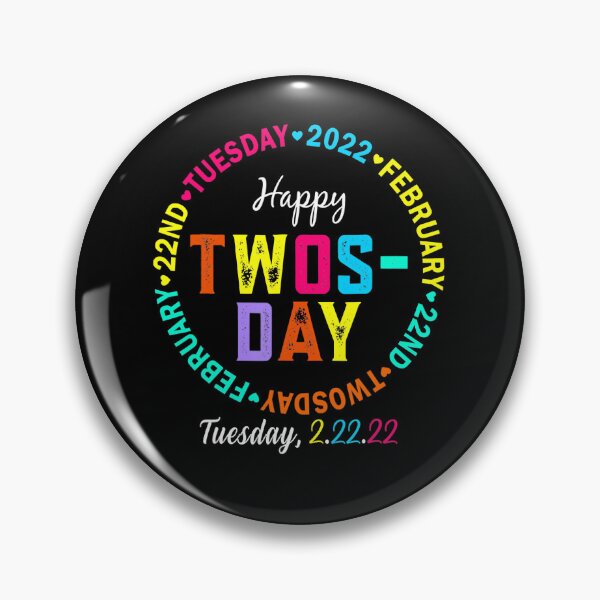 Item preview, Happy Twosday 2-22-22 Tuesday February 22nd 2022 Teacher Day T-Shirt designed and sold by dragunztlo.