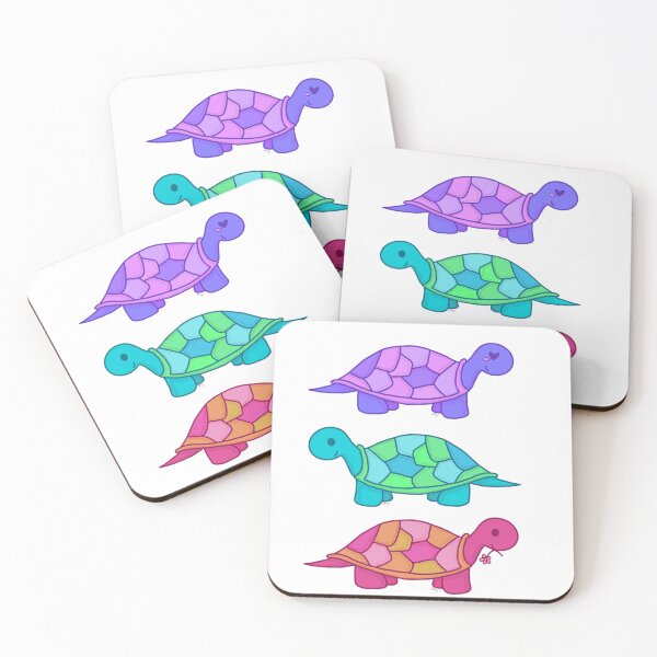 Item preview, cute colorful turtles designed and sold by ollynbobby.