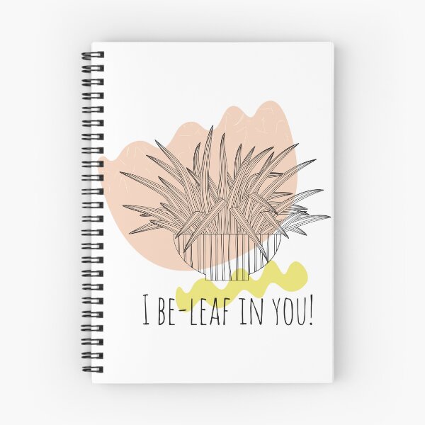 Item preview, I Beleaf in You - Inspirational Boho Style Plant Quote designed and sold by Naturalist Prints.